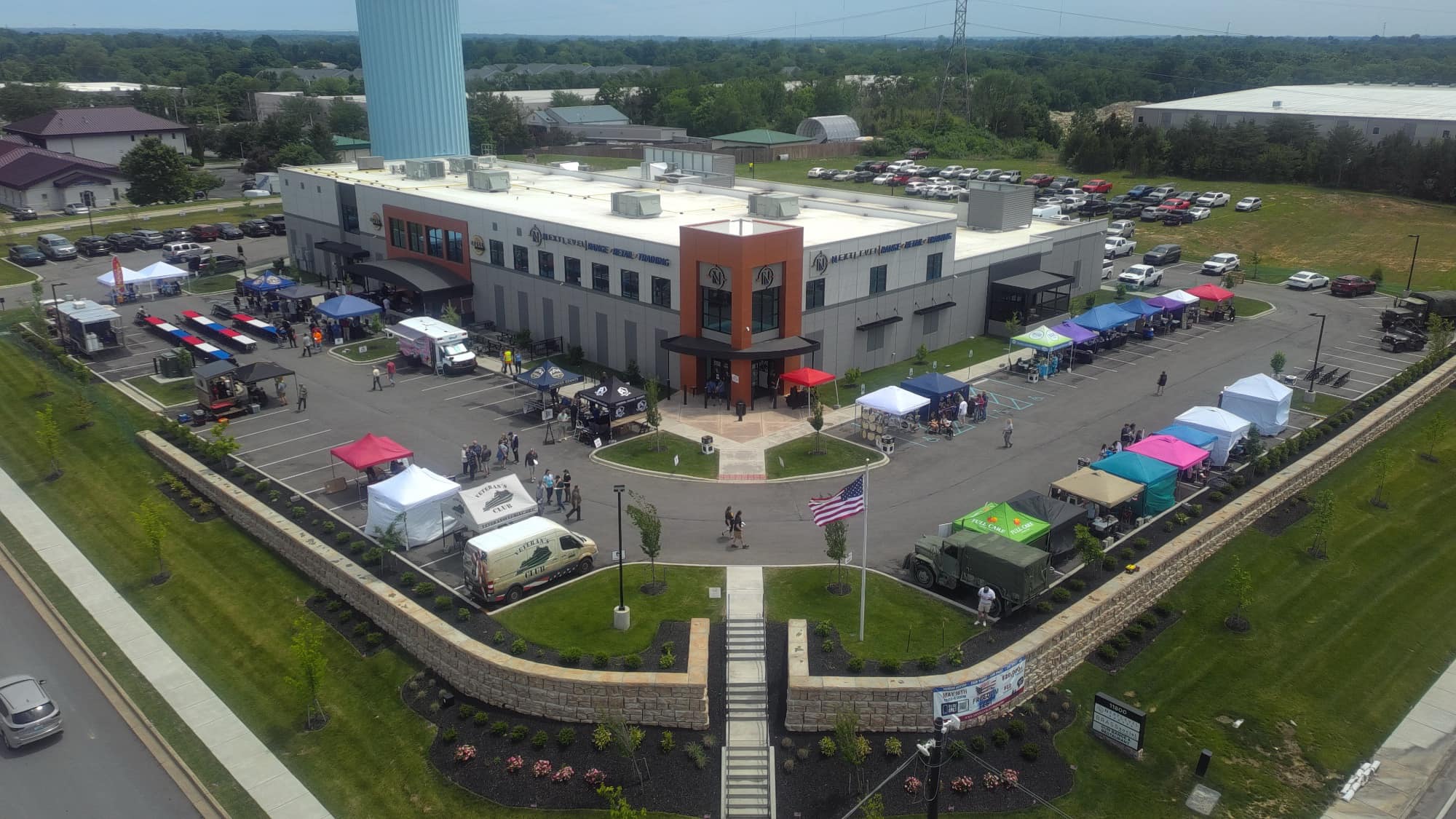 Freedom Fest aerial event photo